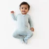 Kyte Baby - Baby Zippered Footie In Fog Fashion
