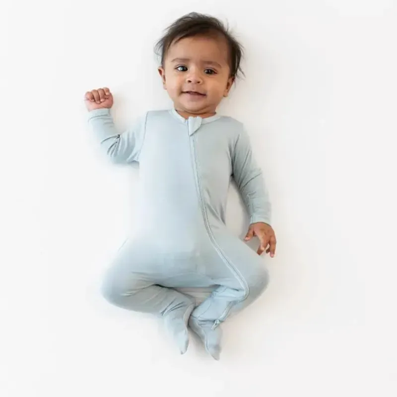 kyte_baby__baby_zippered__SKUPEqIlCJp_0.webp Kyte Baby - Baby Zippered Footie In Fog Fashion