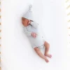 Kyte Baby - Long Sleeve Bodysuit In Storm New