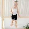 Kyte Baby - Ribbed Spaghetti Strap Bodysuit In Cloud, 6-12M Online