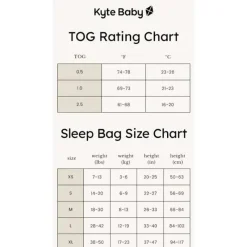 Kyte Baby - Saco de dormir de bambu original 1.0 Tog X-Small Blush Best