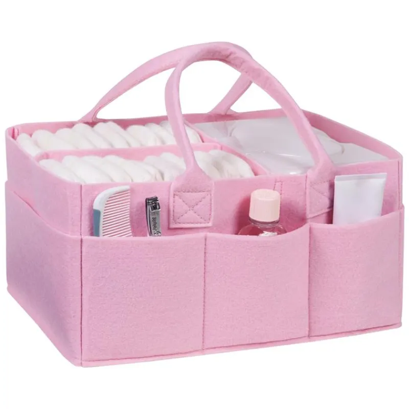 laboratrio_de_tendncias___SKUHwvFx9TW_3.webp Trend Lab Laboratório de tendências - Caddy de armazenamento de feltro rosa gelo Hot