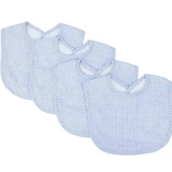 Trend Lab Laboratório de tendências - pacote de 4 buquês babete guingão Seersucker, azul Discount