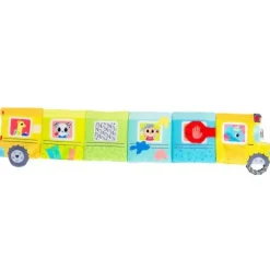 Lamaze - Brinquedo sensorial para bebês com ônibus acordeão On-The-Go Outlet