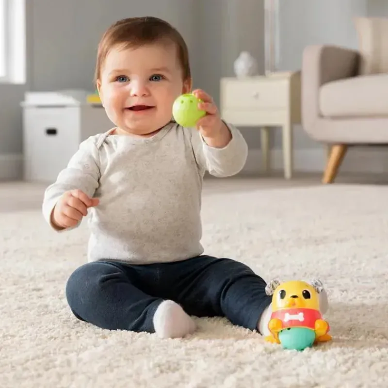 lamaze__crawl_ampamp_chas_SKUFA9GCpDl_6.webp Lamaze - Crawl & Chase Pug Popper™ - Brinquedo sensorial para bebês Clearance