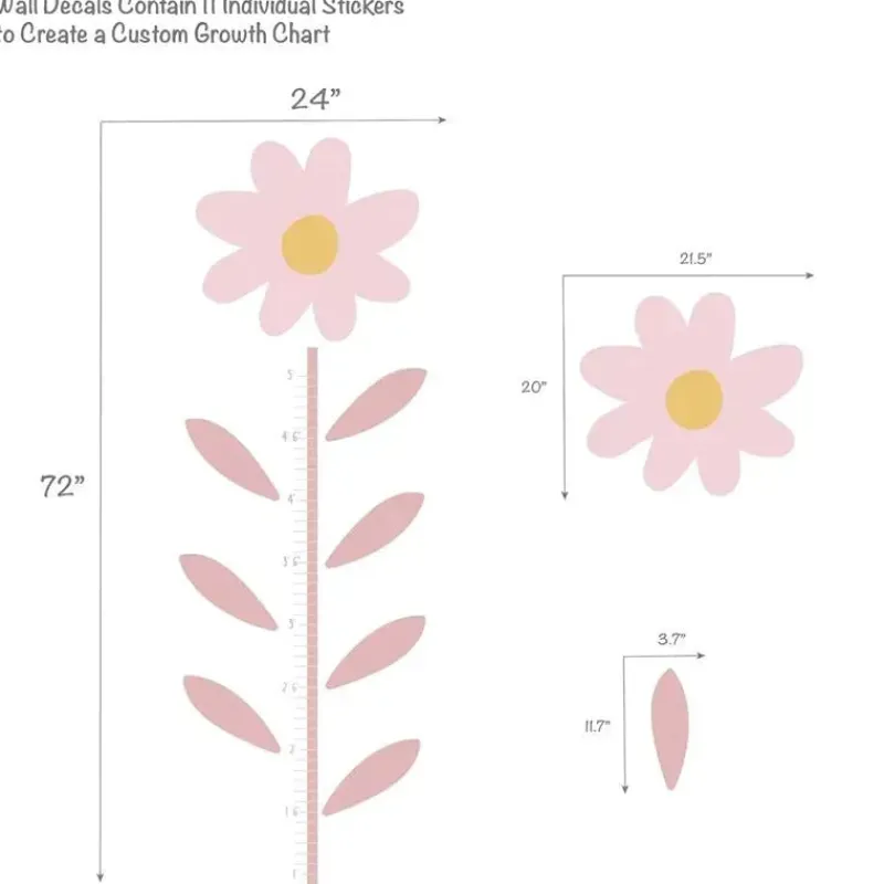 lambs_ampamp_ivy__adesivo_SKUUxDUJZaT_2.webp Lambs u0026 Ivy Lambs & Ivy - Adesivos de parede com gráfico de crescimento, Daisy Dreams Discount