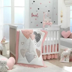 Lambs u0026 Ivy Lambs &amp; Ivy - Almofada Decorativa Cor-de-rosa Suave Cor-de-rosa Signature Discount