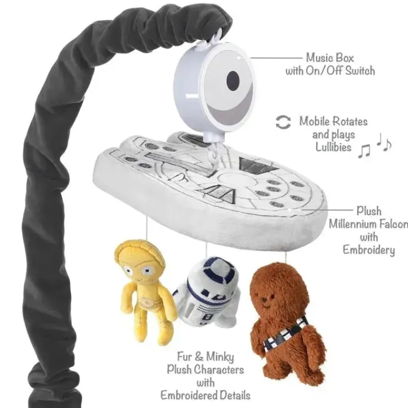 lambs_ampamp_ivy__baby_mu_SKUJcgx17sy_3.webp Lambs u0026 Ivy Lambs & Ivy - Baby Musical Mobile, Stars Wars Millennium Falcon New