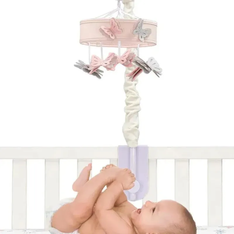 lambs_ampamp_ivy__beb_flo_SKU33qygsxG_2.webp Lambs u0026 Ivy Lambs & Ivy - Bebê floresce borboleta rosa musical berço brinquedo chupeta móvel New