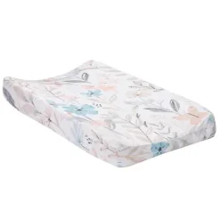 Lambs u0026 Ivy Lambs & Ivy - Capa de almofada macia para troca de fraldas Baby Blooms aquarela floral/borboleta Hot