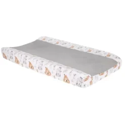 Lambs u0026 Ivy Lambs & Ivy - Capa de trocador de fraldas branco Forest Minky pintado Outlet