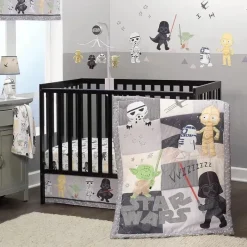 Lambs u0026 Ivy Lambs & Ivy - Clássico Conjunto de Berço 3Pk para Berço, Yoda/Darth Vader Outlet
