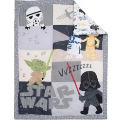 Lambs u0026 Ivy Lambs & Ivy - Clássico Conjunto de Berço 3Pk para Berço, Yoda/Darth Vader Outlet