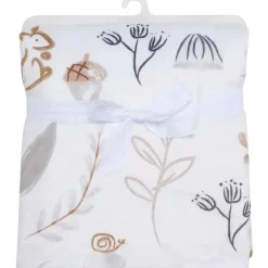Lambs u0026 Ivy Lambs &amp; Ivy - Cobertor Woodland Treetop Fox New