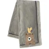 Lambs u0026 Ivy Lambs &amp; Ivy - Cobertor de bebê de lã macia Sierra Sky Grey Bear/Owl New