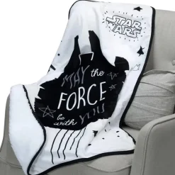 Lambs u0026 Ivy Lambs &amp; Ivy - Cobertor Sherpa Bebê, Stars Wars Millennium Falcon Hot