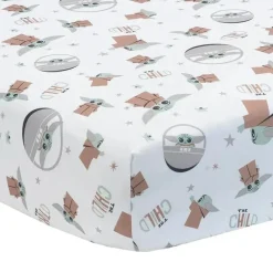 Lambs u0026 Ivy Lambs &amp; Ivy - Conjunto de cama para berço de bebê 3Pk Star Wars The Child Baby Yoda Hot