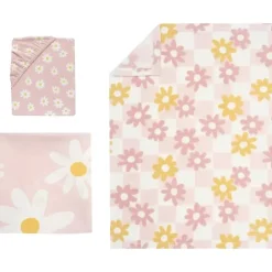Lambs u0026 Ivy Lambs & Ivy - Conjunto de cama de 3 peças, Daisy Dreams Discount