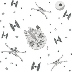 Lambs u0026 Ivy Lambs & Ivy - Decalque de parede, Stars Wars Millennium Falcon Tie Fighters New