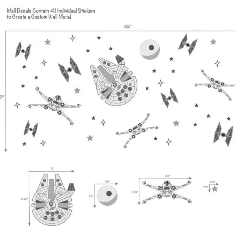 lambs_ampamp_ivy__decalqu_SKUxoMofyF5_1.webp Lambs u0026 Ivy Lambs & Ivy - Decalque de parede, Stars Wars Millennium Falcon Tie Fighters New