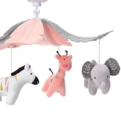 Lambs u0026 Ivy Lambs & Ivy - Jazzy Jungle Safari Animals Musical Berço Móvel Discount
