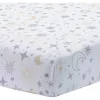 Lambs u0026 Ivy Lambs &amp; Ivy - Lençol de berço com ajuste Goodnight Moon, Lua/Estrelas Hot