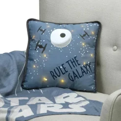 Lambs u0026 Ivy Lambs & Ivy - Light Up Pillow Galaxy, Stars Wars Millennium Falcon Outlet