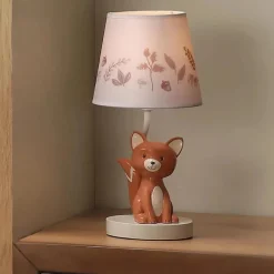 Lambs u0026 Ivy Lambs & Ivy - Lâmpada Treetop Fox com abajur e lâmpada Online