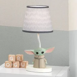 Lambs u0026 Ivy Lambs &amp; Ivy - Lâmpada com abajur e lâmpada, The Child Baby Yoda Discount