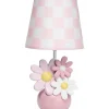 Lambs u0026 Ivy Lambs &amp; Ivy - Luminária com abajur e lâmpada, Daisy Dreams Discount