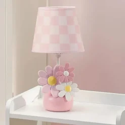 Lambs u0026 Ivy Lambs & Ivy - Luminária com abajur e lâmpada, Daisy Dreams Discount