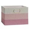 Lambs u0026 Ivy Lambs &amp; Ivy - Recipiente de armazenamento dobrável rosa Ombre New