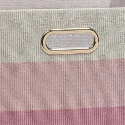 Lambs u0026 Ivy Lambs &amp; Ivy - Recipiente de armazenamento dobrável rosa Ombre New