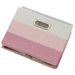 Lambs u0026 Ivy Lambs &amp; Ivy - Recipiente de armazenamento dobrável rosa Ombre New