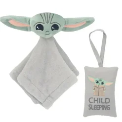 Lambs u0026 Ivy Lambs & Ivy - The Child Baby Yoda conjunto de travesseiros e cobertor de segurança Hot