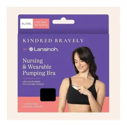 Lansinoh - Kindred Women's Braverly Pumping Bra, Black Fashion