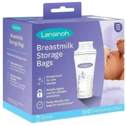 Lansinoh - Saco de Armazenamento de Leite, 100Ct Online