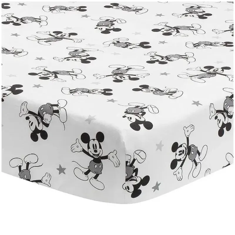 lenol_com_elstico_para_be_SKUsIwZjf10_0.webp Lambs u0026 Ivy Lençol com elástico para berço do Mickey Mouse Lambs & Ivy Magical Clearance