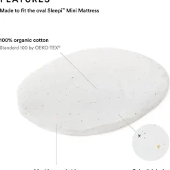 Stokke Lençol com elástico - Sleepi Mini da Pehr, Celestial Best