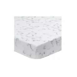 Lambs u0026 Ivy Lençol para berço de bebê Lambs & Ivy Grey em mármore Hot