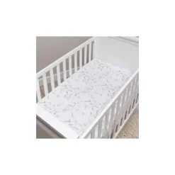 Lambs u0026 Ivy Lençol para berço de bebê Lambs &amp; Ivy Grey em mármore Hot