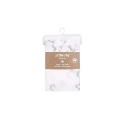 Lambs u0026 Ivy Lençol para berço de bebê Lambs &amp; Ivy Grey em mármore Hot