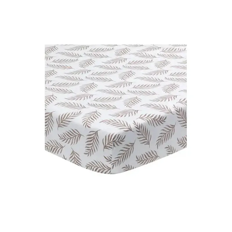 Lambs u0026 Ivy Lençol para berço de cordeiros e folhas de hera New