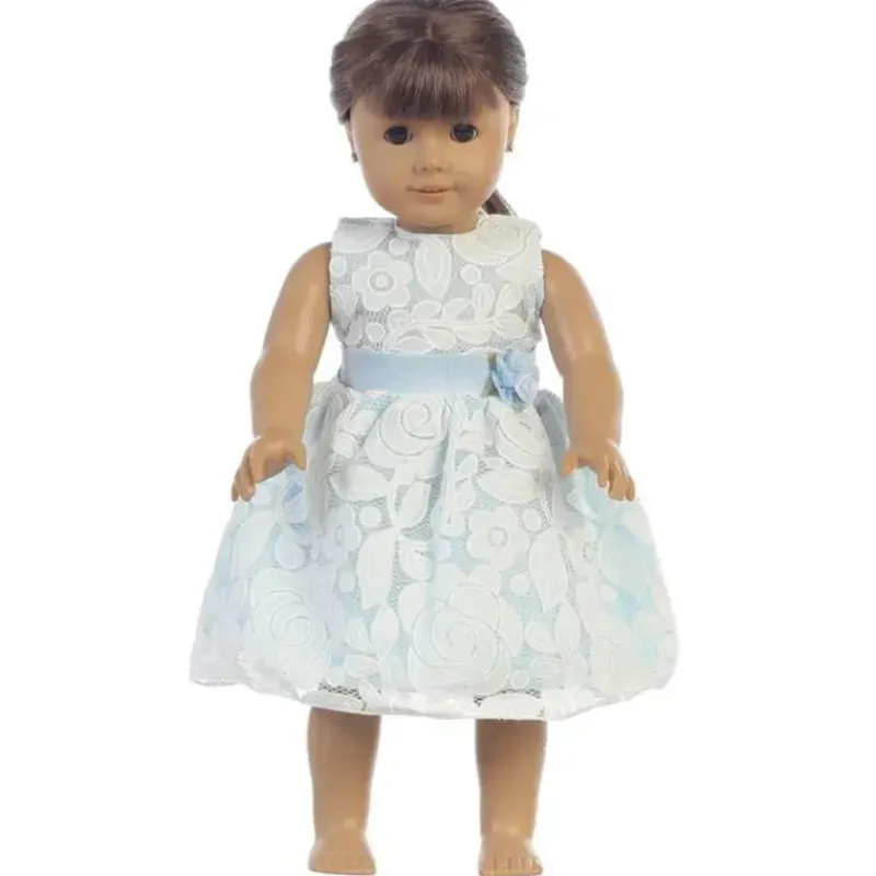 lito__baby_dolls_vestido__SKUQicTzman_0.webp Lito Children's Wear Lito - Baby Dolls Vestido de tule com design floral, azul Hot