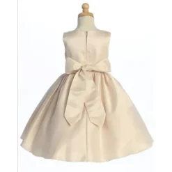 Lito Children's Wear Lito - Vestido de Cetim Menina com Laço Chardoney Sale