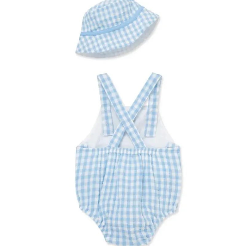 little_me__baby_boy_check_SKUs9tSgSmD_1.webp Little Me - Baby Boy Check Sunsuit Hat, Blue Hot