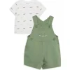 Little Me - Baby Boy Gator Shortall Online