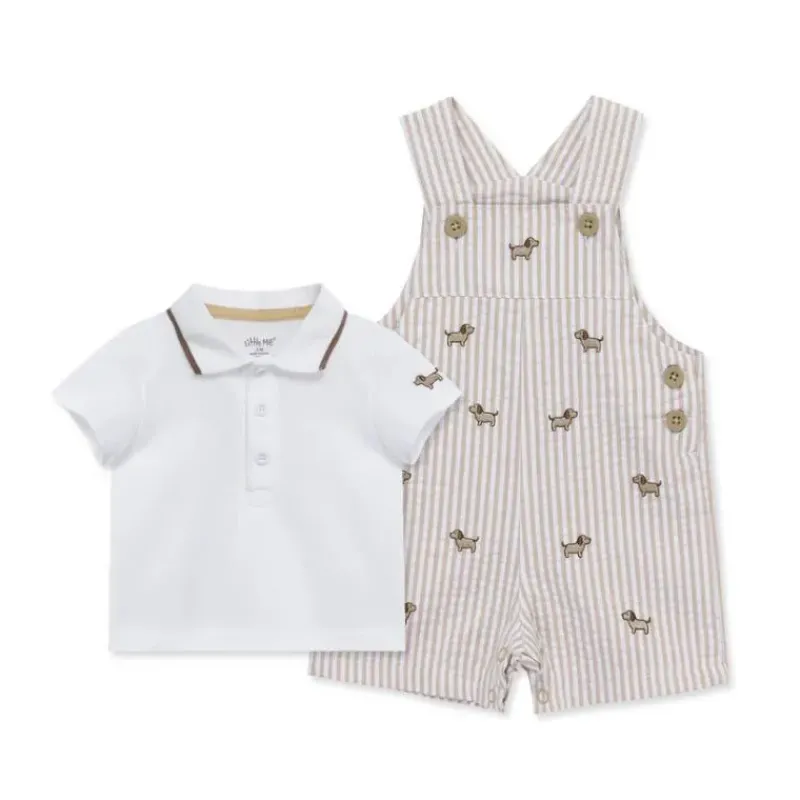 little_me__baby_boy_puppi_SKUsqwgKQws_0.webp Little Me - Baby Boy Puppies Woven Shortall Set Fashion