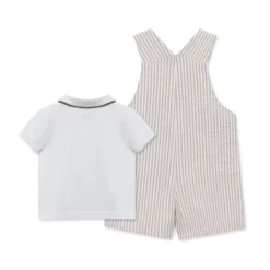 Little Me - Baby Boy Puppies Woven Shortall Set Fashion