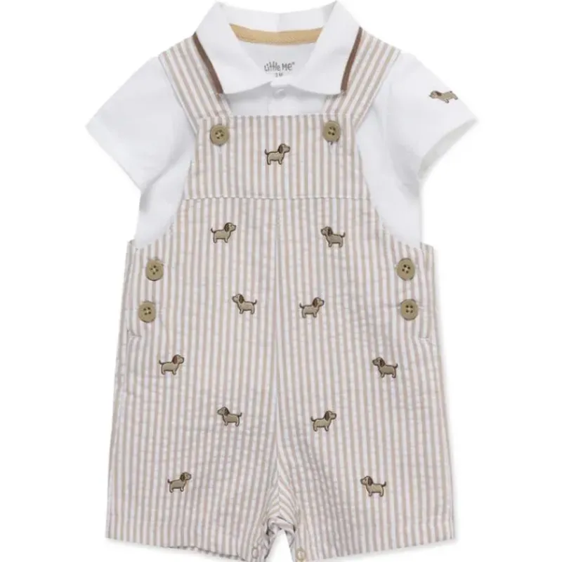 little_me__baby_boy_puppi_SKUsqwgKQws_3.webp Little Me - Baby Boy Puppies Woven Shortall Set Fashion